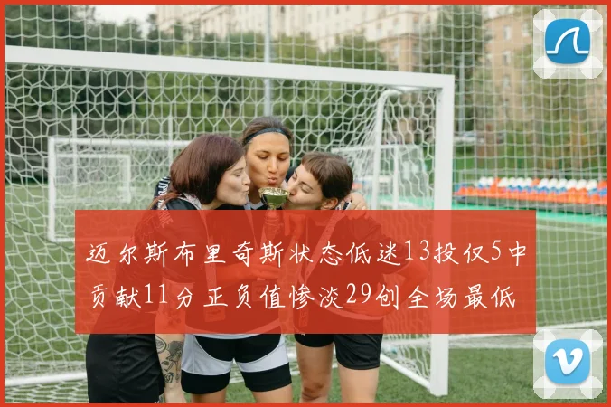 迈尔斯布里奇斯状态低迷13投仅5中贡献11分正负值惨淡29创全场最低纪录
